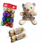 Teddy bear W/ Chocolates and Balls